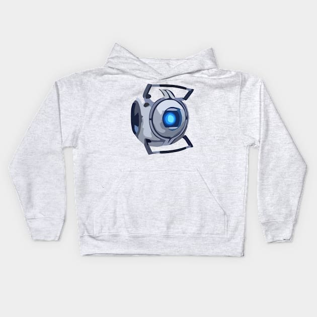 Wheatley Portal Painting Kids Hoodie by gktb